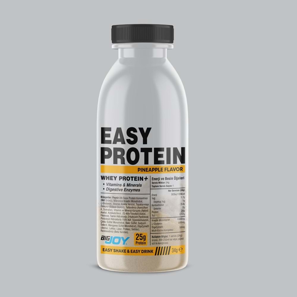 Bigjoy Easy Protein 34*12 Adet (Ananas)