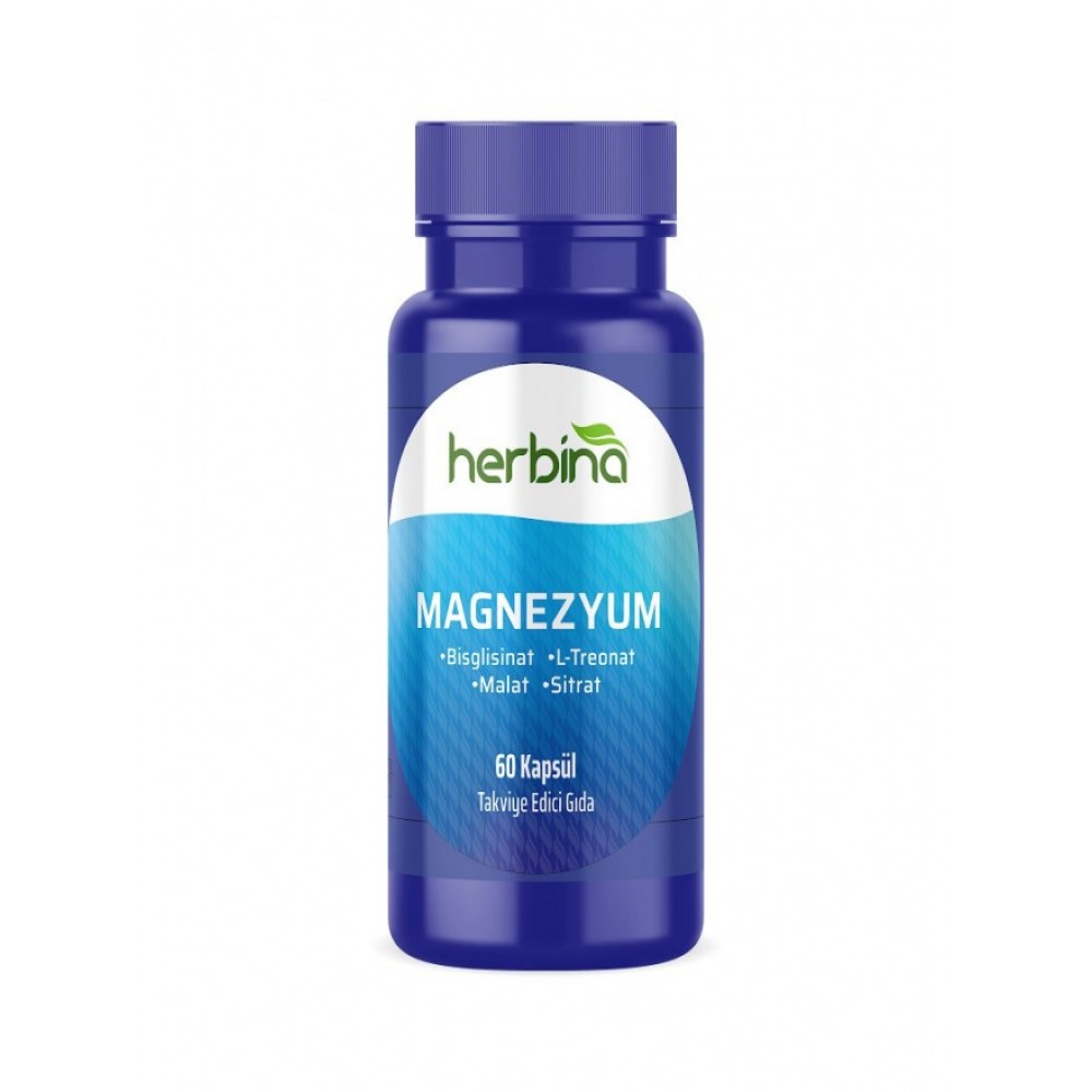 HERBİNA MAGNEZYUM KOMPLEKS 60 KAPSÜL