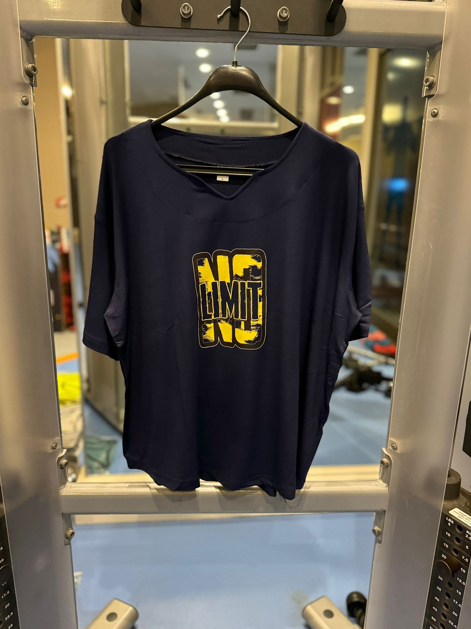 NO LİMİT Oversize V yaka tişört