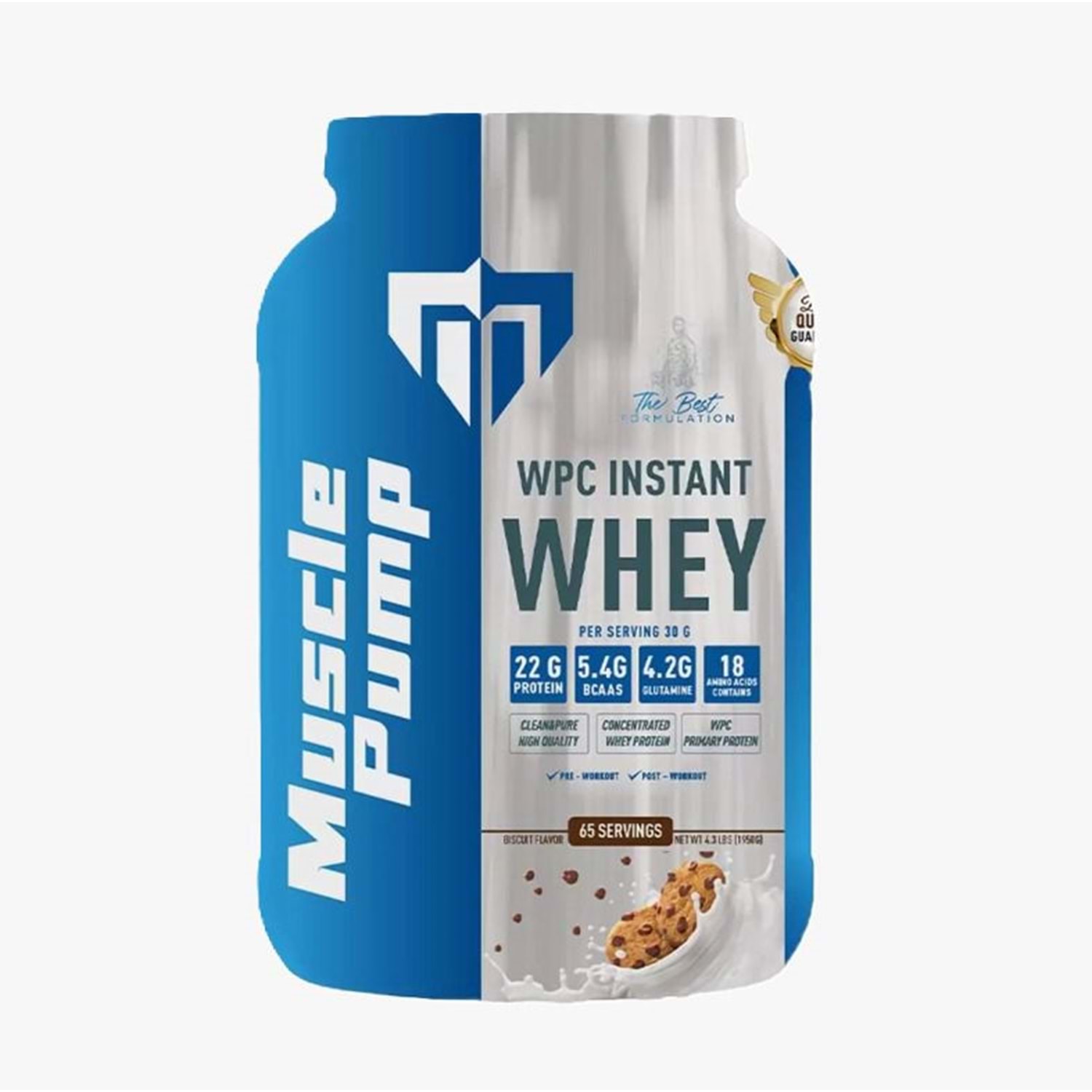 Muscle Pump Wpc Instant Whey Kurabiye 1950 Gr