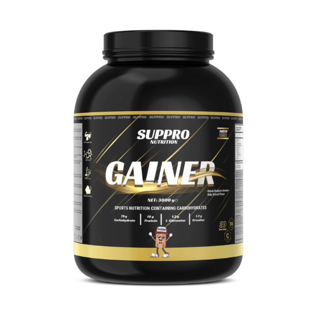 Suppro Nutrition Mass Gainer Bisküvi 3000 Gram