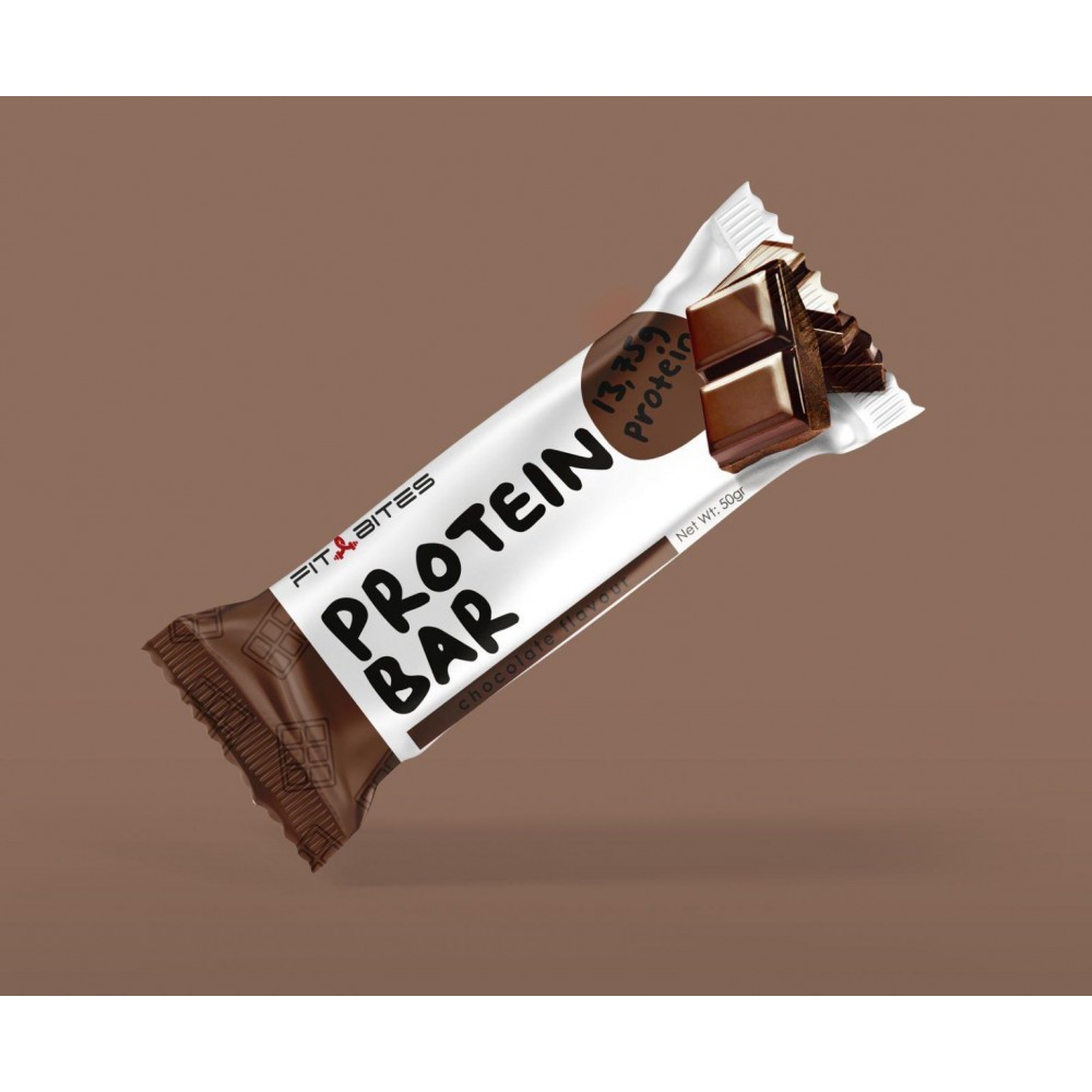 Fit Bites Chocolate Flavour Protein Bar 50 gr x12