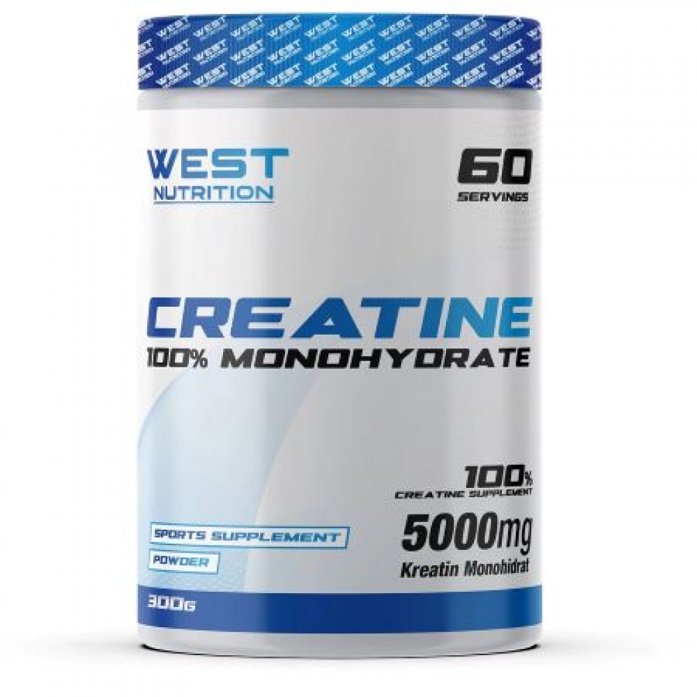 West nutrition Kreatin Monohidrat 300 gr 60 Servis Aromasız