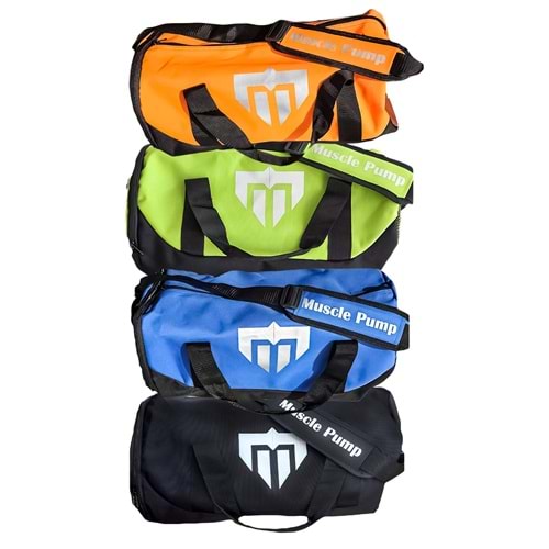 Muscle Pump Spor Çanta - (Kırmızı , Pembe , Siyah , Mavi , Turuncu )