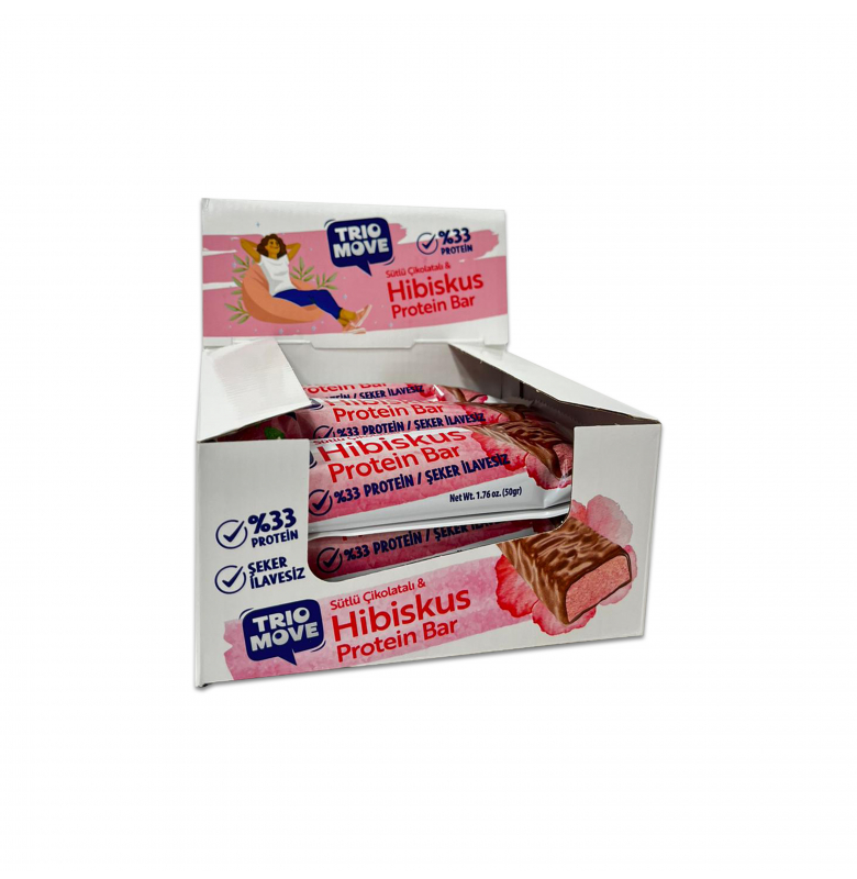 TRIO MOVE %33 FIT PROTEIN BAR HIBISKUS 9 ADET X 50 GRAM
