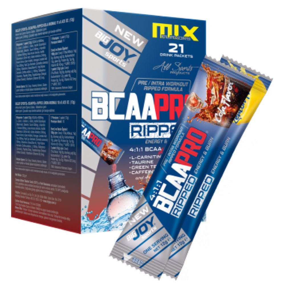 Big Joy Bcaa Pro Ripped Go! 21 Drink Packets