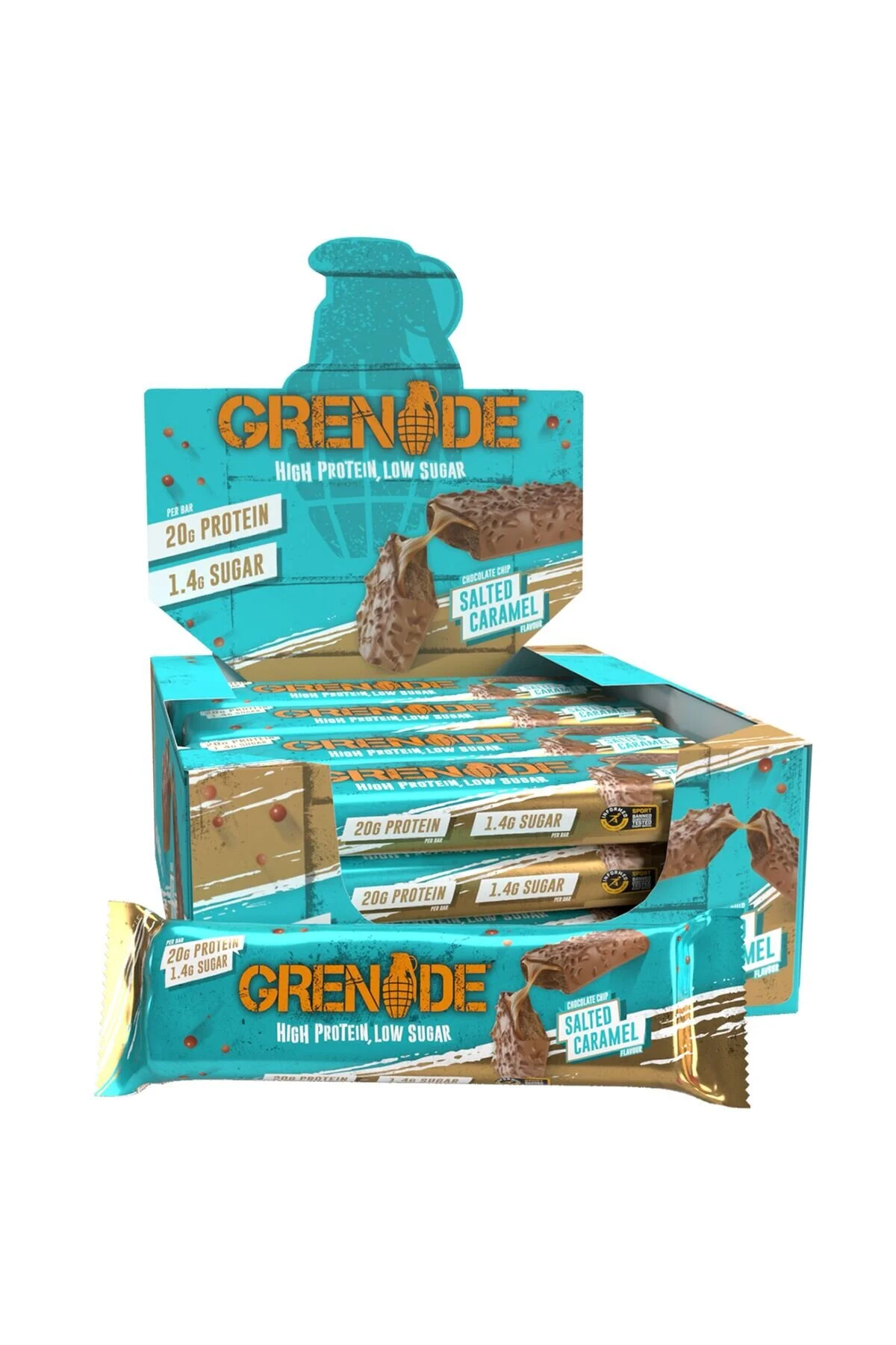 Grenade Carb Killa Protein Bar 60 gr Salted Caramel 12 Adet