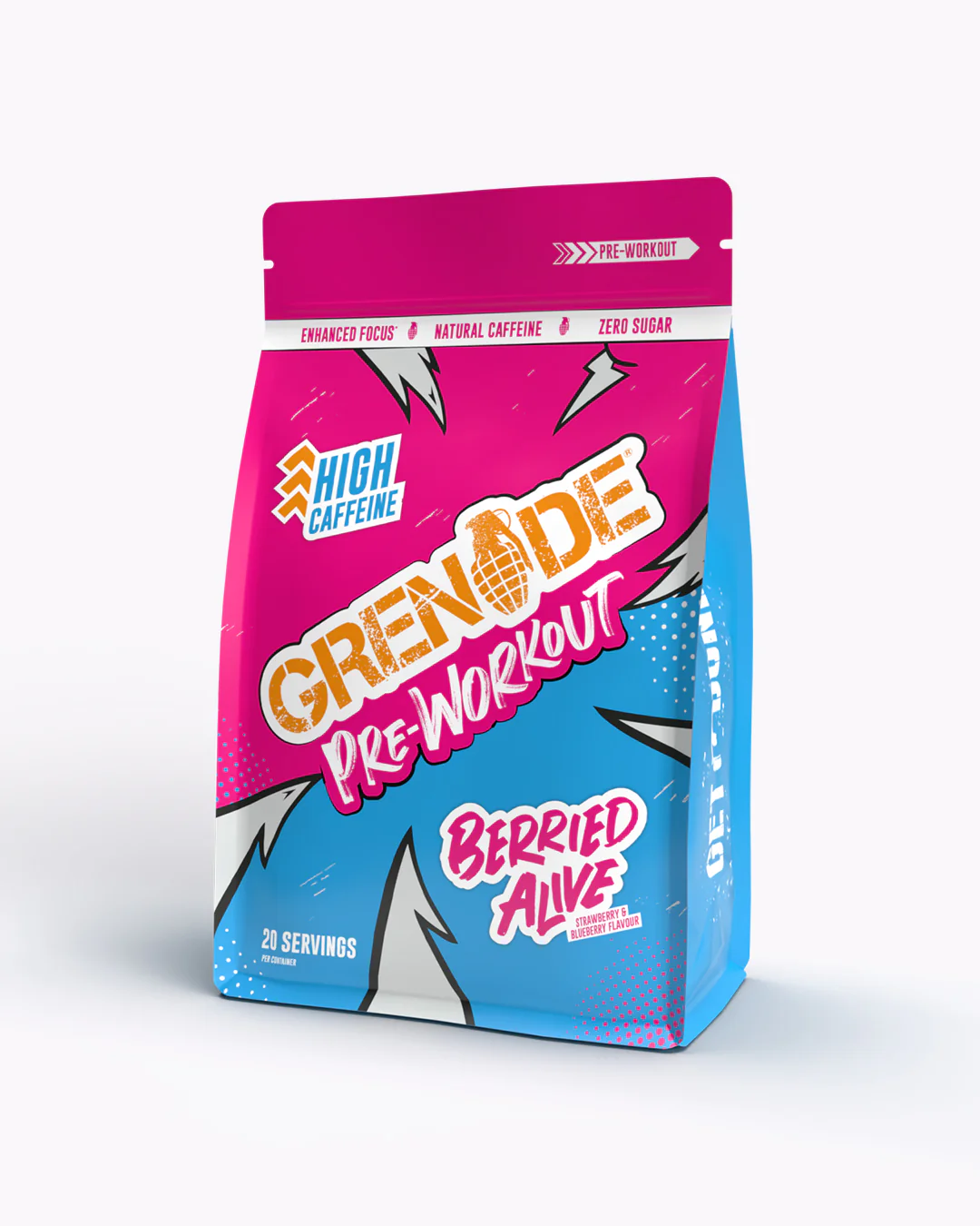 Grenade Pre-Workout 330g --Berried Alive