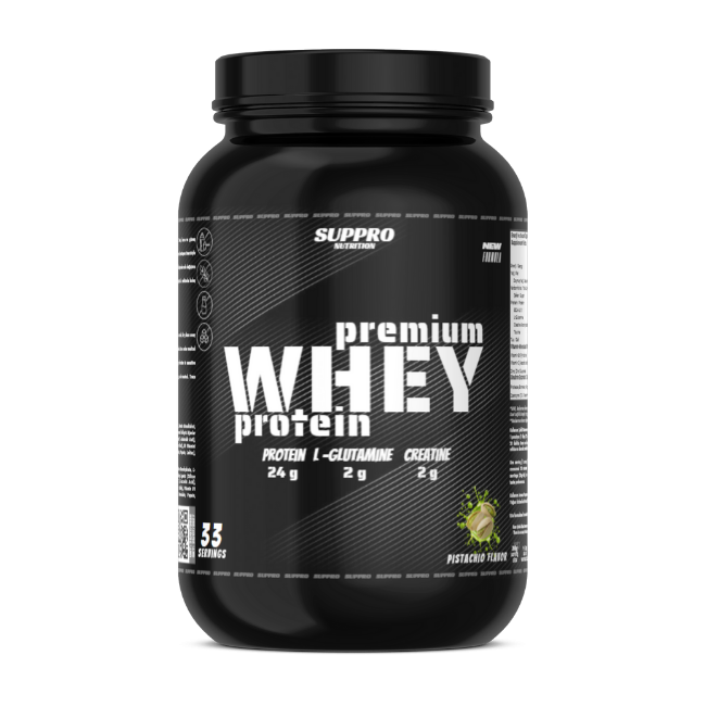 Suppro Nutirition Premium Whey Protein 990 Gram Antep Fıstığı