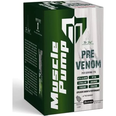 Muscle Pump Pre-Venom Powder Ananas 20 Saşe