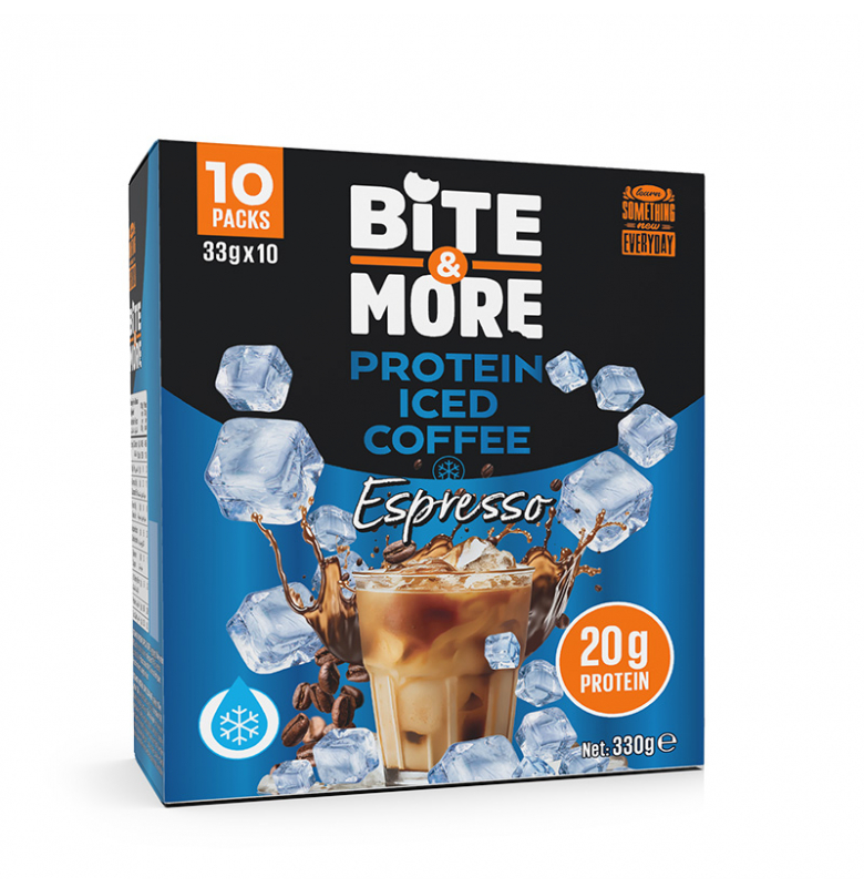 Bite & More Protein Iced Coffee Espresso 10 Adet x 33 gram