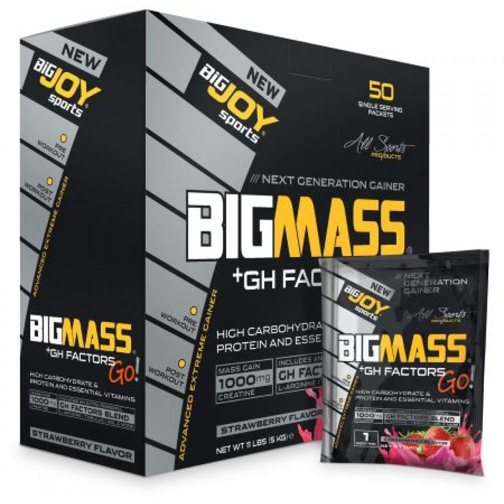 Bigjoy Bigmass+Gh Factors 50 Şase Çilek, 5000gr