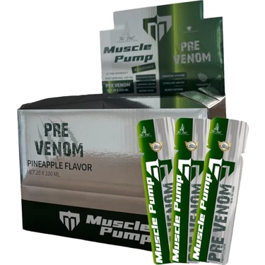 Muscle Pump Pre Venom Ananas 100 ml x 20 Shot
